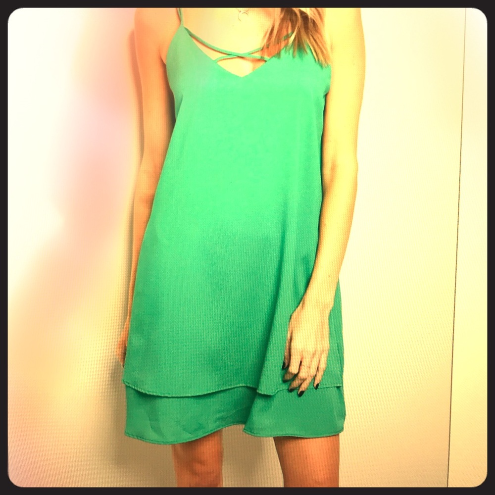 Beautiful Bright Green Dress